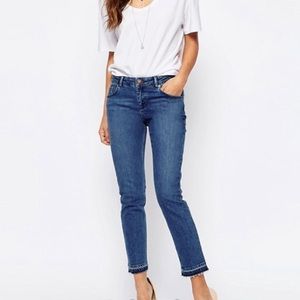 ASOS Boyfriend jeans with letdown hem